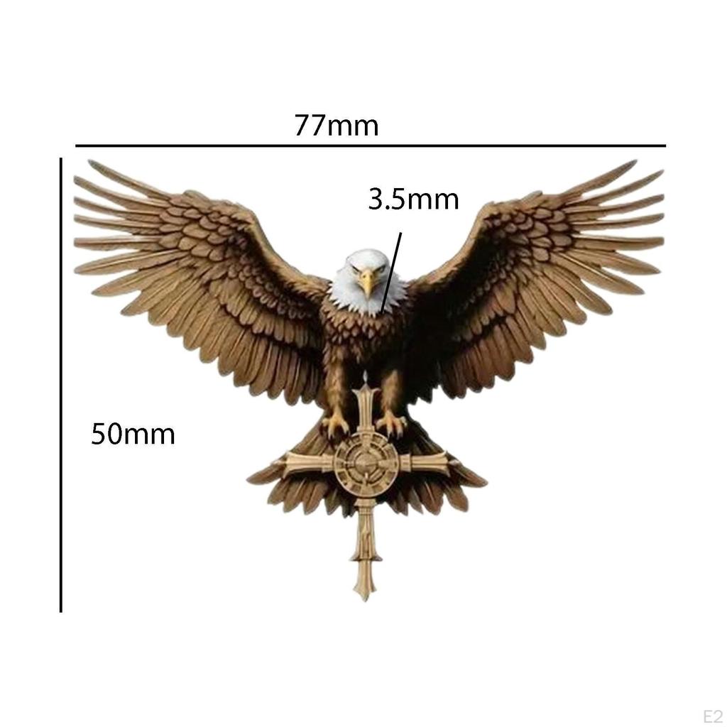 Car Rearview Mirror Pendant Auto Interior Dangle Eagle and Cross Feng Shui Decor Animal Holiday Gift