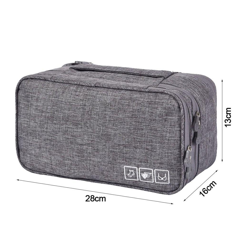 Waterproof Bra Organizer Bag Multi-Compartment Cosmetic Wash Package Bag  Finishing Bags