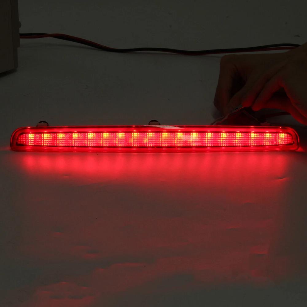 1pc Rear Lamp Red Lens 18 SMD LED High Level Brake Stop Light 7E0945097A For VW T5 TRANSPORTER / MULTIVAN / CARAVELLE 2003-2015