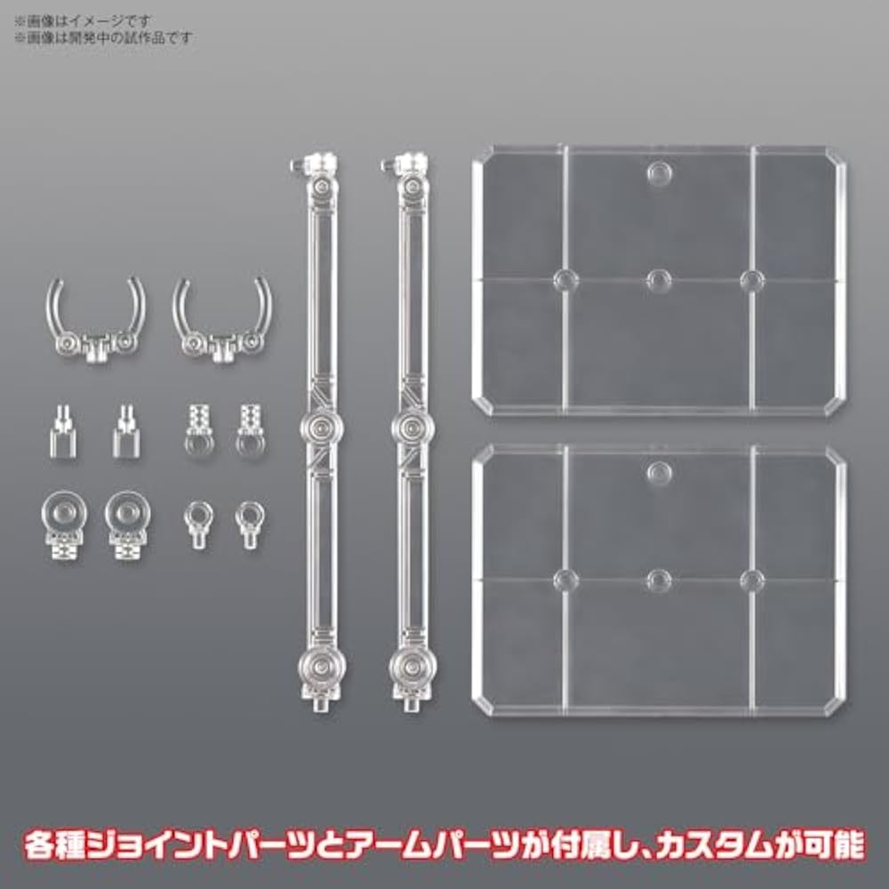 BANDAI SPIRITS Action Base 7 [Clear Color] Plastic Display Stand