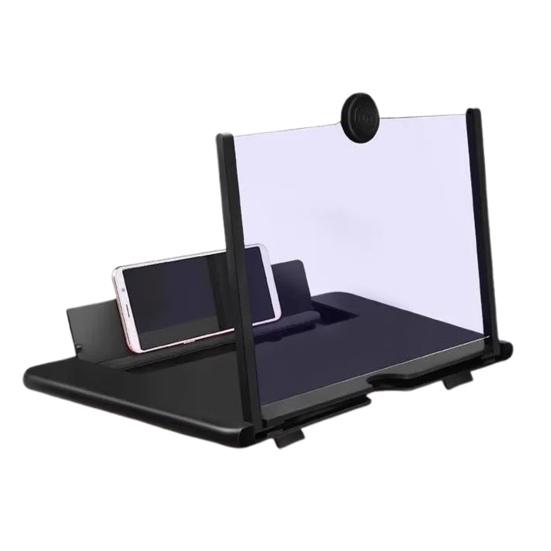 Amplificador de Tela de Celular 3D de Alta Definição Lupa Projetor Ampliador de Tela para Filmes Vídeos Jogos Suporte de Celular Dobrável com Tela