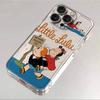 Cute Little Lulu Phone Case For IPhone 16 15 Promax 14 12 11 Plus 13 Mini SE22 Transparent Ultra-thin Silicone Mobile Phone Case