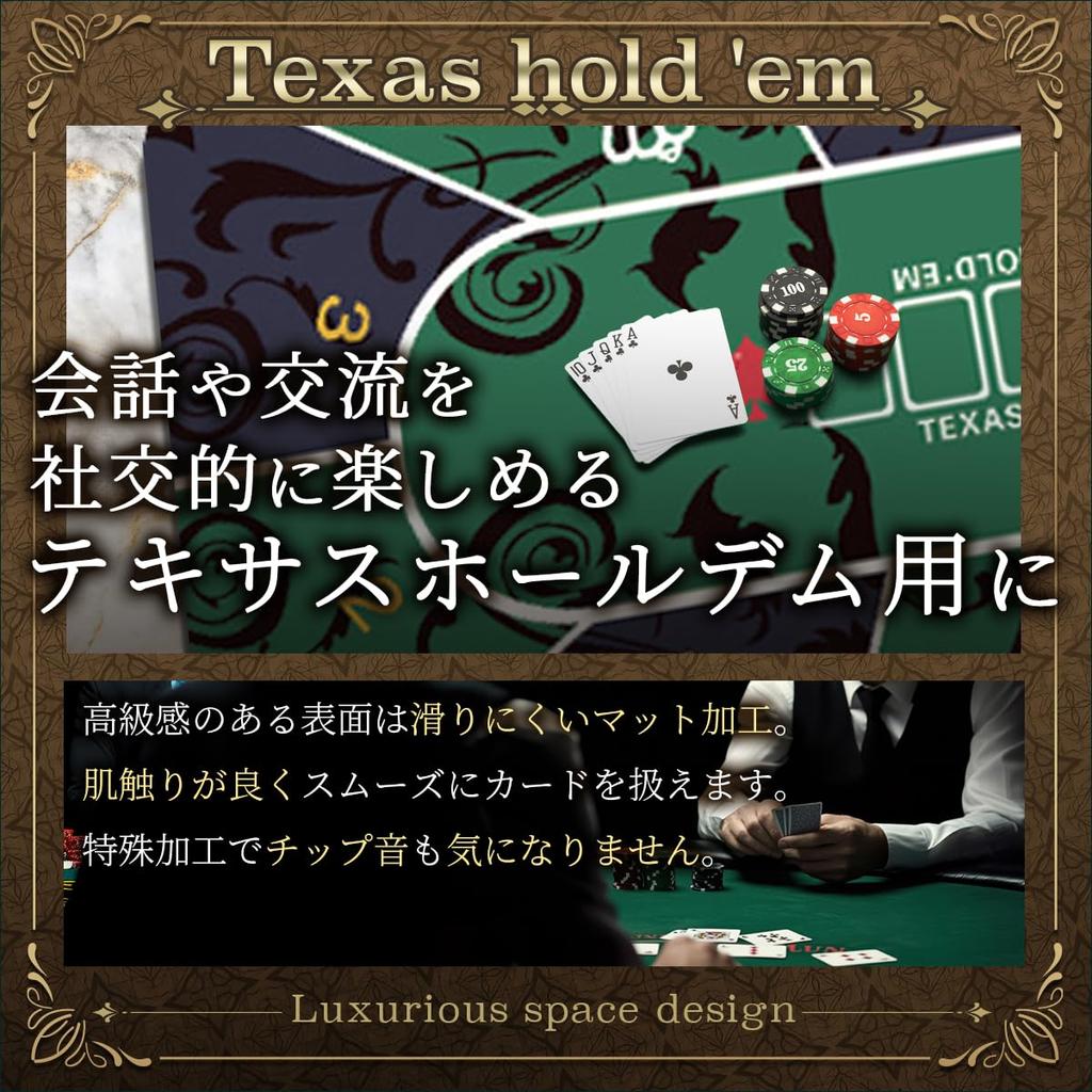 ZDROWY Mata do Pokera Kasyno Stół do Pokera Mata do Gry 60x120cm z Torbą do Przechowywania (niebieski)