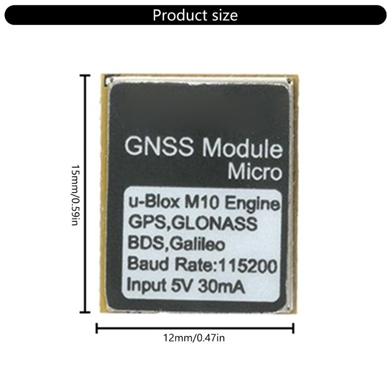 Miniature GNSS Microed Navigation Module 1HZ-10Hz 72CH Enhances Flight Safety and Stability Precise
