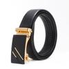 Men'S Belt No Standard Casual Belt Foreign Trade Youth Simple Automatic Buckle Imitation Leather Iron Buckle Belt