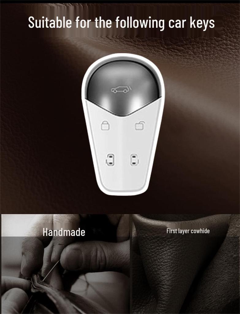 2024 Lantu Dreamer Chasing Light PHEV/EV Key Cover - Full Leather Shell with Buckle