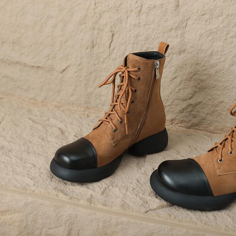 Осенне-зимние женские джинсовые ботинки Мартин женские на толстой подошве на низком каблуке с круглым носком в цветовой гамме женские ботинки квадратные и большие 34 6770₽