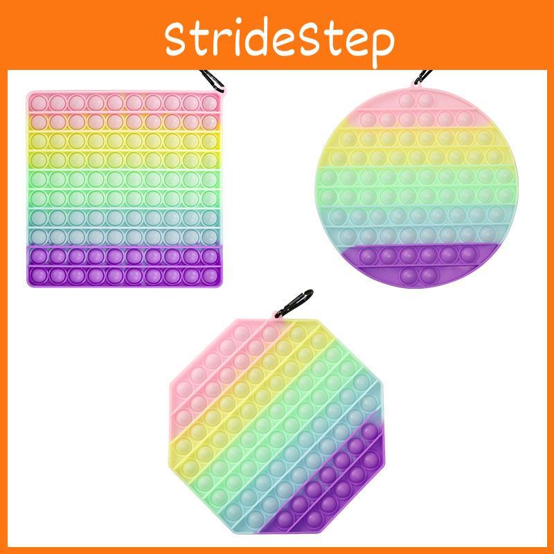 20cm Big Pop It Fidget Toy Colorful Squishy Stress Reliever For Kids And Adults