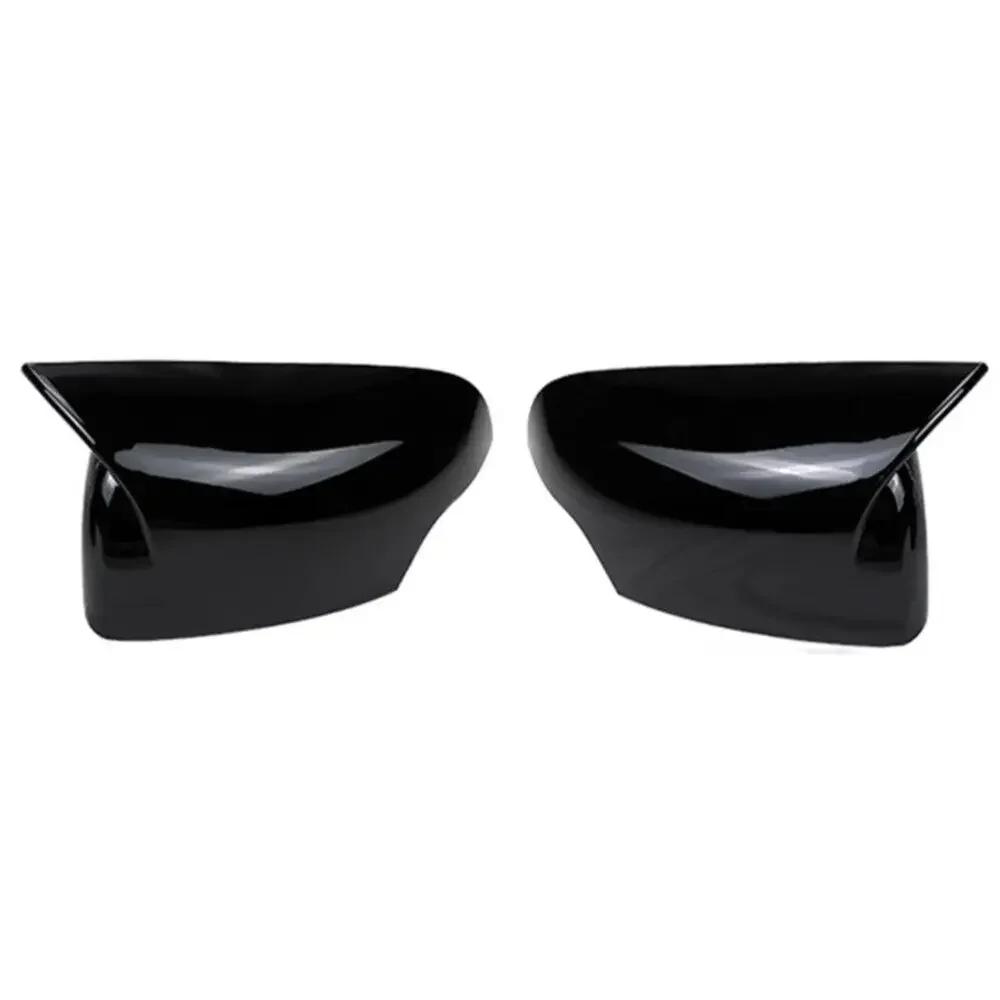 For Ford Ranger T6 Raptor Wildtrak 2012- ABS Car Rearview Side Mirror Cover Wing Cap Exterior Door Trim Adhesive Sticker