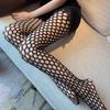 1 Piece Fishnet Mesh Pantyhose Feminine Nightclub Dance Floor Party