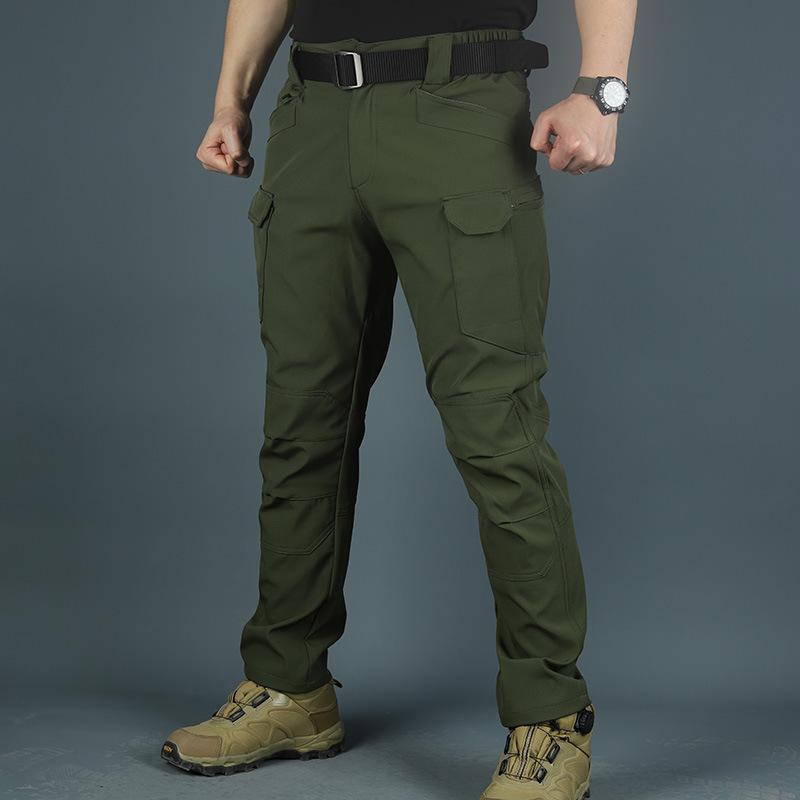 Frühling und Herbst Outdoor Loose Charge Pants Special Forces Fan Pants Elastische große Multifunktions-Taschenhose