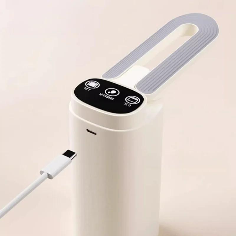 Electric Water Gallon Bottle Pump with 3Mode Automatic Folding Water Dispenser Pump Rechargeable Foldable Desk Water Bottle Pump