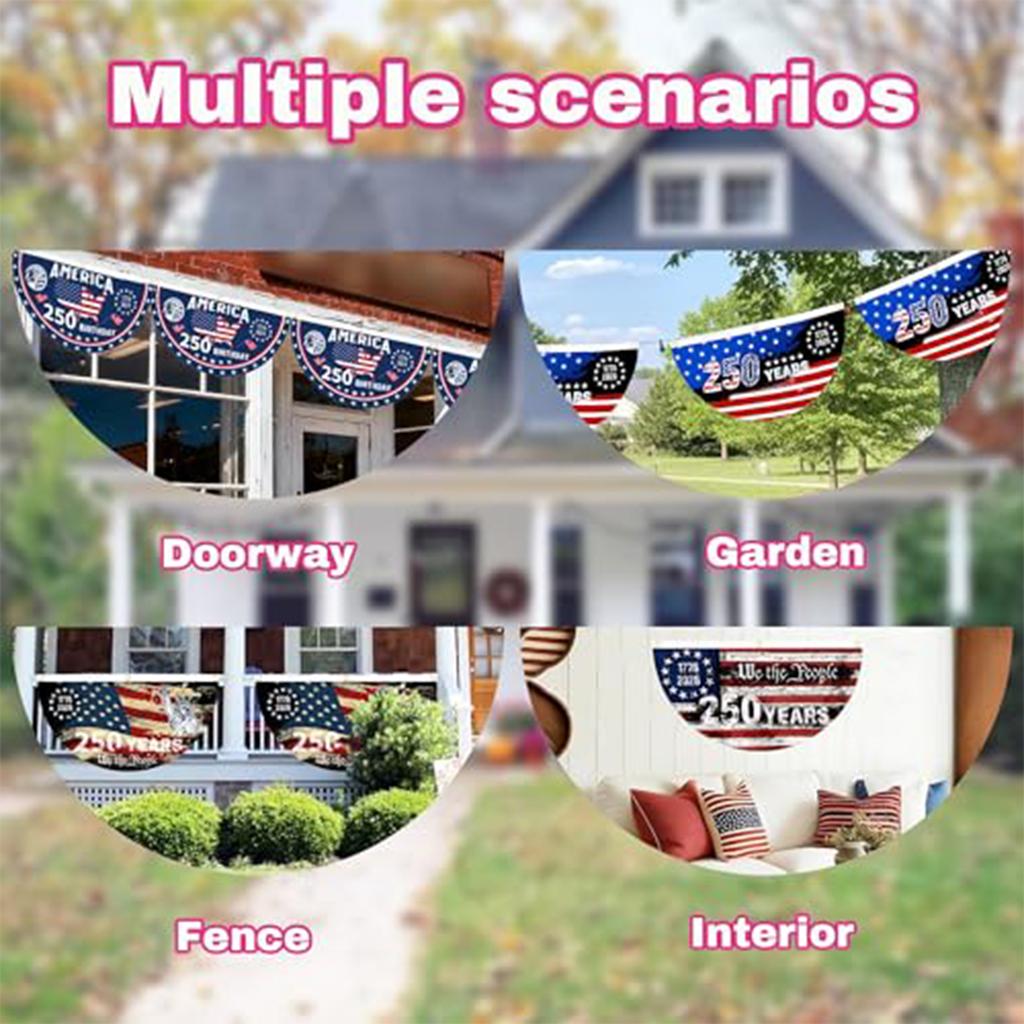 250th Anniversary American Flag Garden Decoration Flag