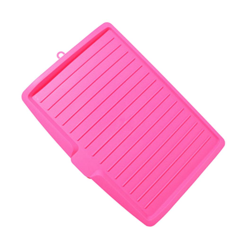 Plastic Dish Drainer Board Multipurpose Rectangular Design Space Saving Kitchen Draining Board Tray for Cutlery Fruits and Vegetables