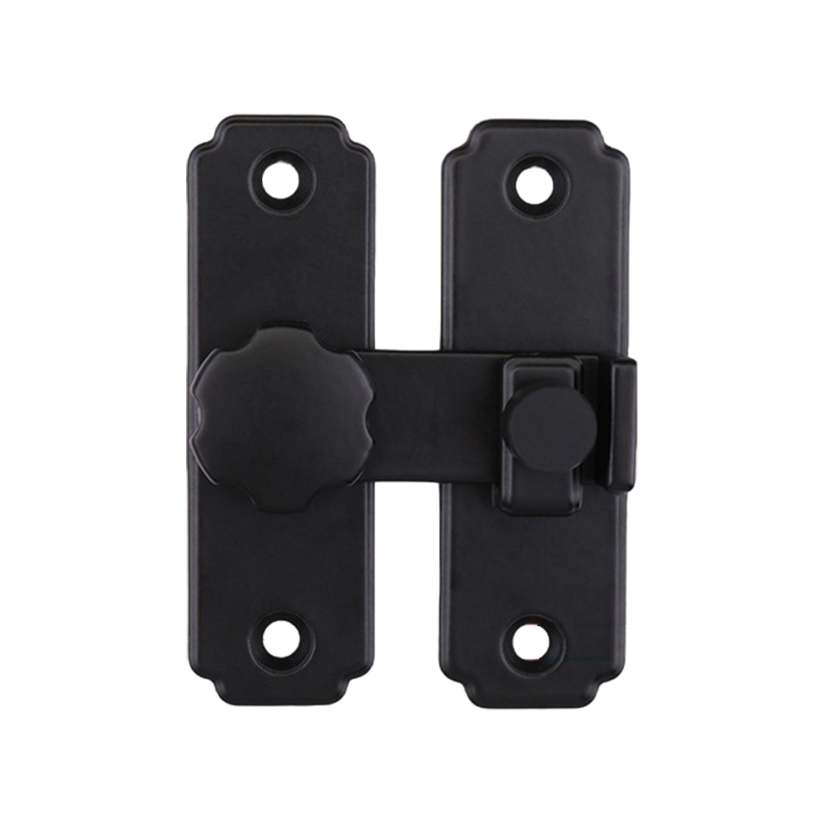 

New Door Latch Doors Lock 90/180Degree Right Angle Door Latch Buckle Hasp Sliding Lock Barrel Bolt Hardware Safety Door Bolt