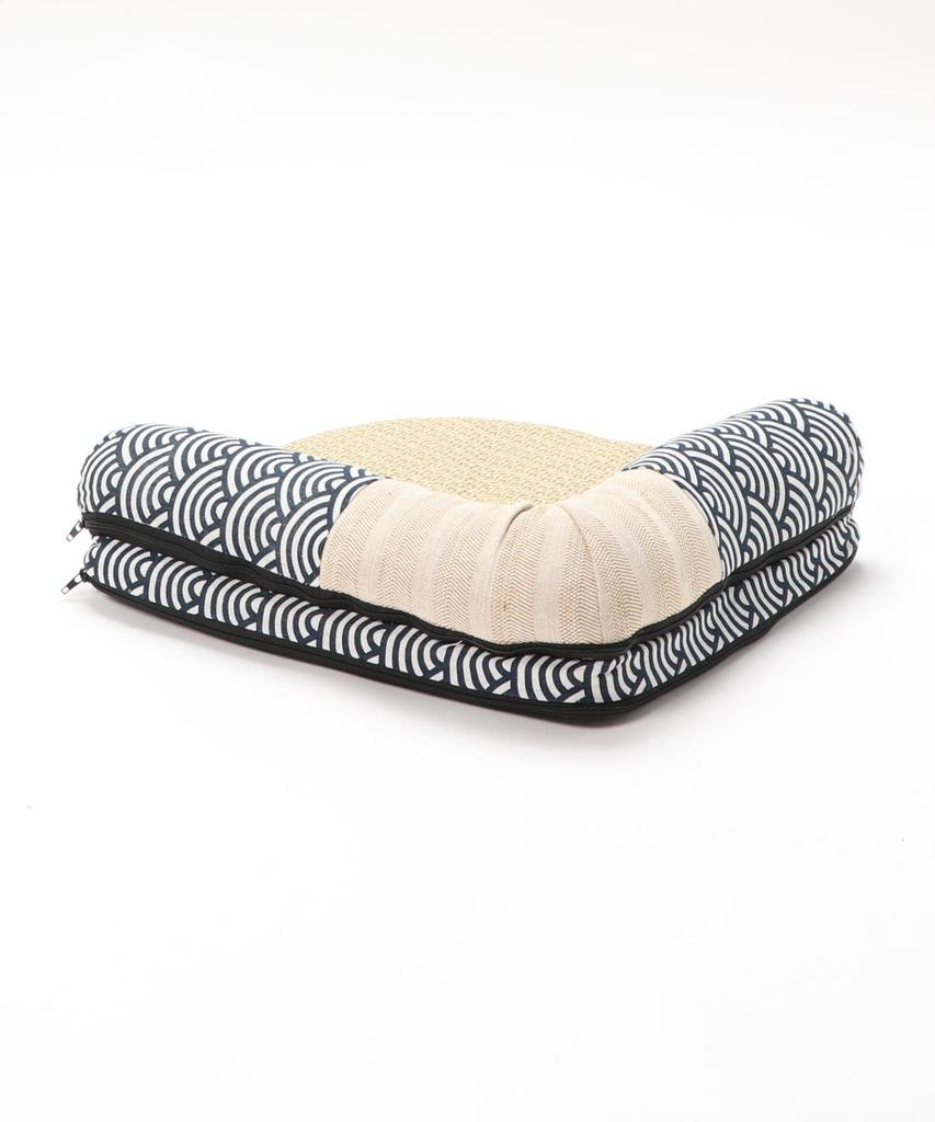 Aimoha Japanese Style Cool Washable Pet Bed Cat Dog M Blue