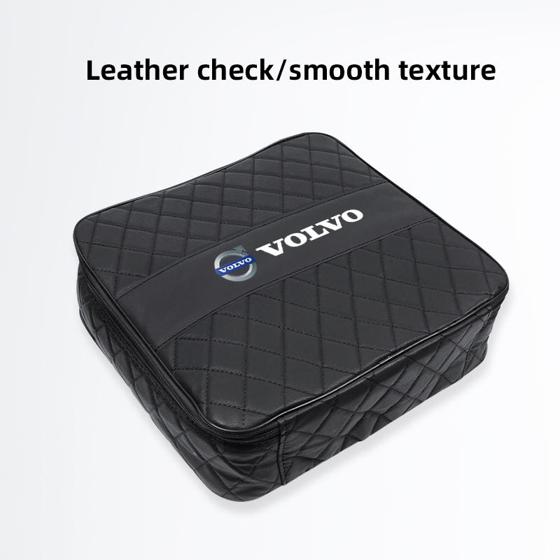 Car Leather Storage Bag High-capacity Auto Trunk Handbag For Volvo Xc60 Xc90 V40 V60 S60 V50 V90 S80 C40 XC40 V70 XC70 C30 EX90