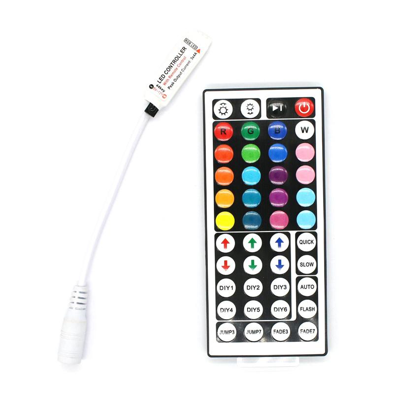 Led Light With Controller Infrared 24-Key Remote Control Rgb Light With Dimmer Led Light Control Dimmer