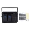 2-Gang Toggle Switch Box with Voltmeter, PD Type-C, QC3.0, USB Port, Waterproof DC 12-24V for Cars, Trucks, Boats, RVs, Trailers, UTVs, and ATVs