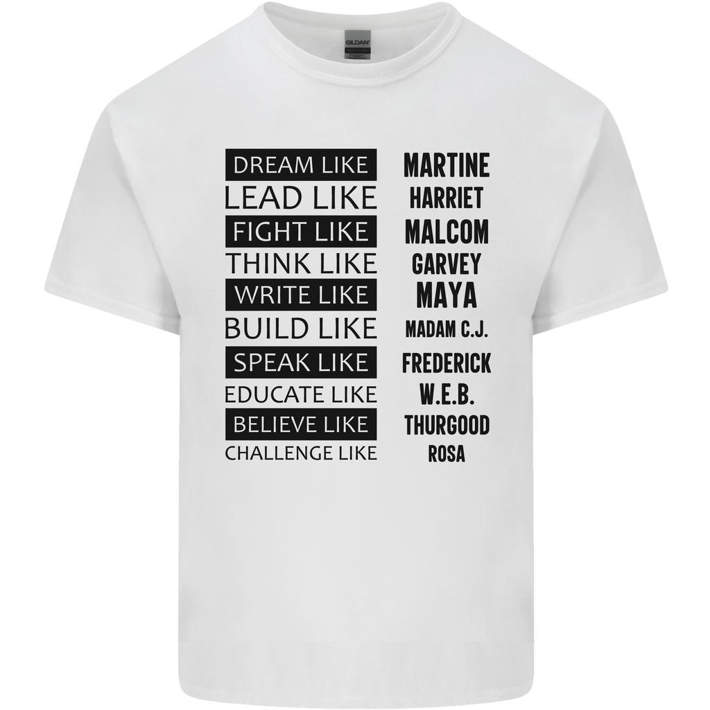 Dream Like Black Lives Matter History Month Unisexs Light Cotton TShirt