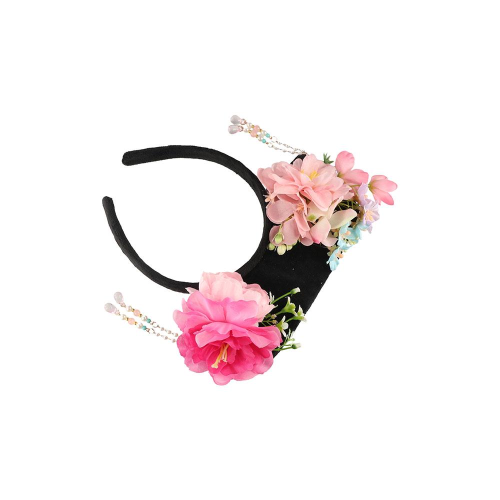 Flower Ancient Style Headband Pearl Hanfu Hair Clip Chinese Style Headwear  Princess Hair Hoop