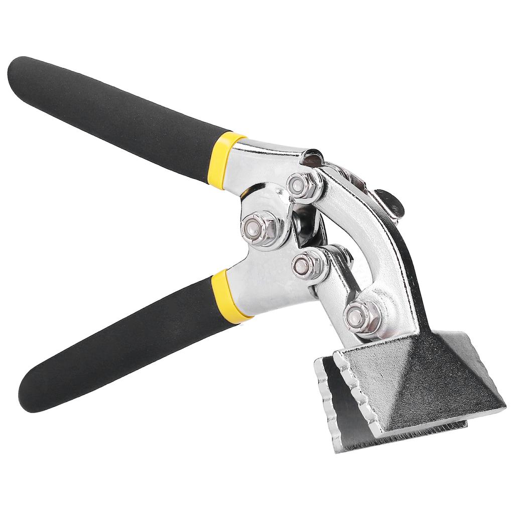 Flanging Pliers Flat Nose Crimping Forceps Curved Handle Seamer Manual Bending Seam Tool