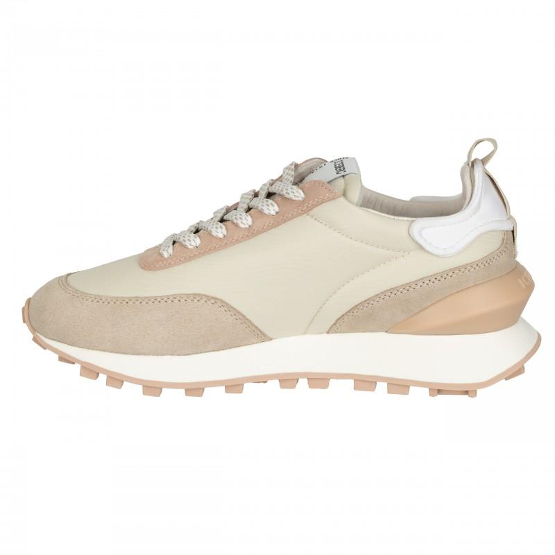 Iceberg luksusowe włoskie sneakersy buty damskie piaskowy/różowy - Rozmiar: 39