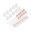 40pcs Plasma Cutting Torch Consumables Kit Plasma Cutting Torch Parts for PT31LG40CUT40