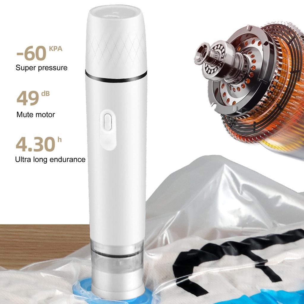 Electric Vacuum Sealer Handheld Food Bag Sealers Wet And Dry Use One-Click Sealing Machine Reusable Household Gadgets