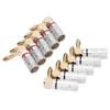 10 Pcs Banana Plugs 24K Copper Gold Plated Aluminum Case Right Angle Banana Plug for 4mm Speaker Cable Sound Jack