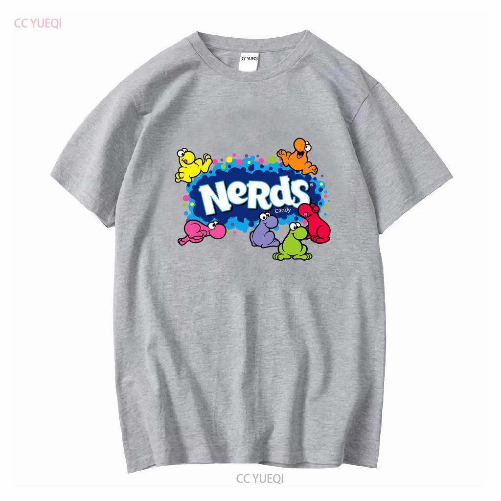 Nerds candy gummy clusters t shirt vintage Washed Versatile designer clothes Stretched graphic Breathable homme streetwear