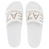 EMPORIO ARMANI EA7 Trendy Flat Silent Slide Slippers Unisex White 7X000108AF15118MZ095