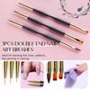 31Pcs Nail Brush Pen Set Nail Art Liner Brush UV Gel Painting Acrylic Nail Tool