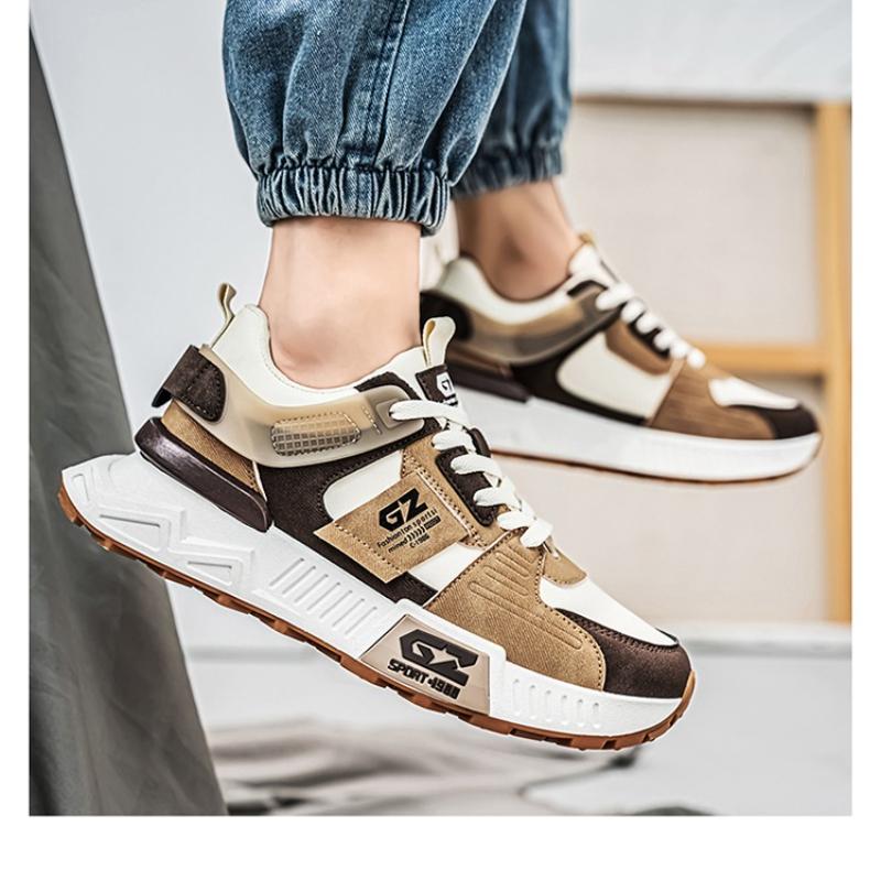 Herren Sneaker 2025 Sommer Neu Lässig Vielseitig Dicke Sohle Herren Sneaker Mesh Atmungsaktiv Outdoor Laufen Sportschuhe für Jugendliche