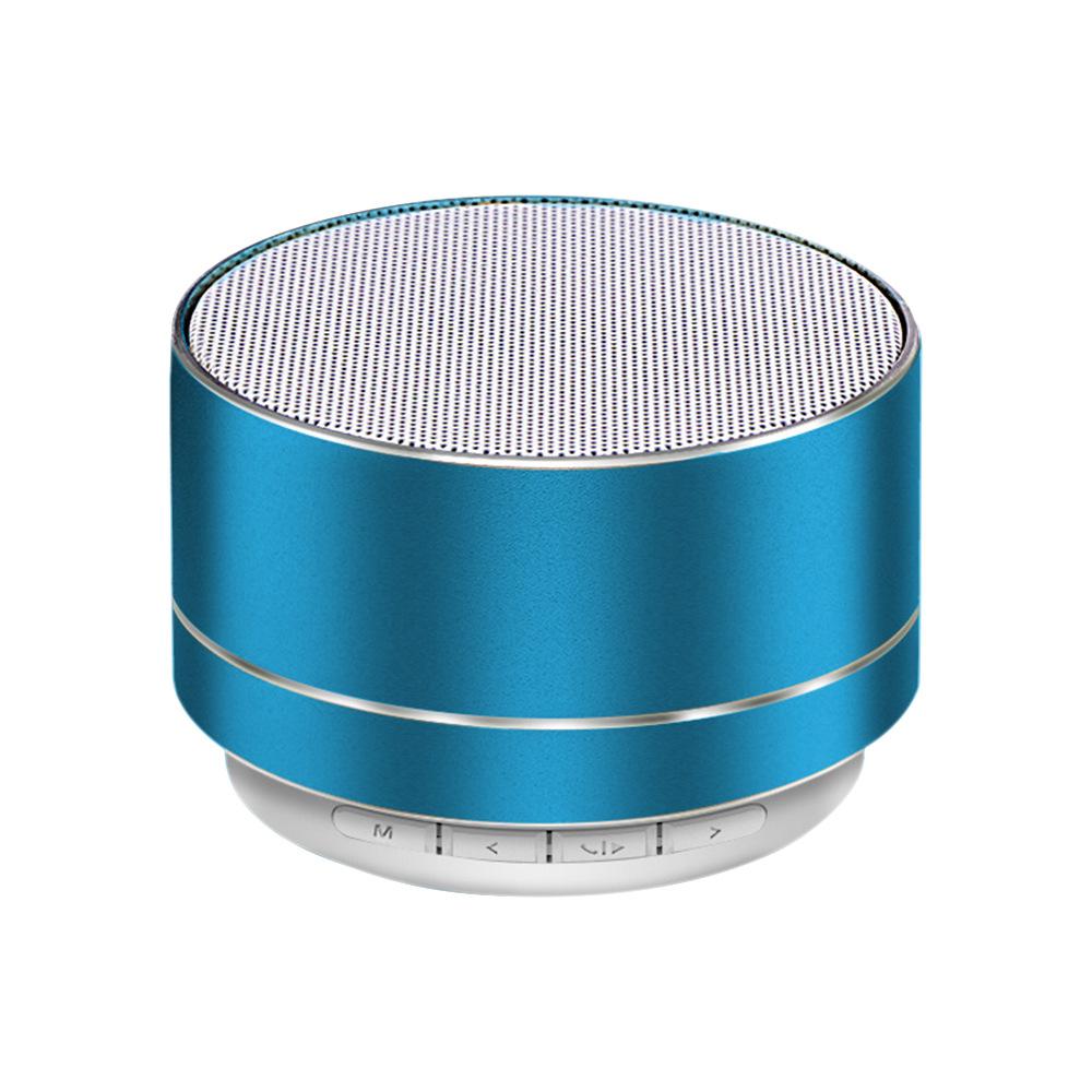 A10 Wireless Bluetooth Speaker Small Steel Cannon Subwoofer Portable Mini Gift Card Bluetooth Audio PC Notebook Outdoors Speaker