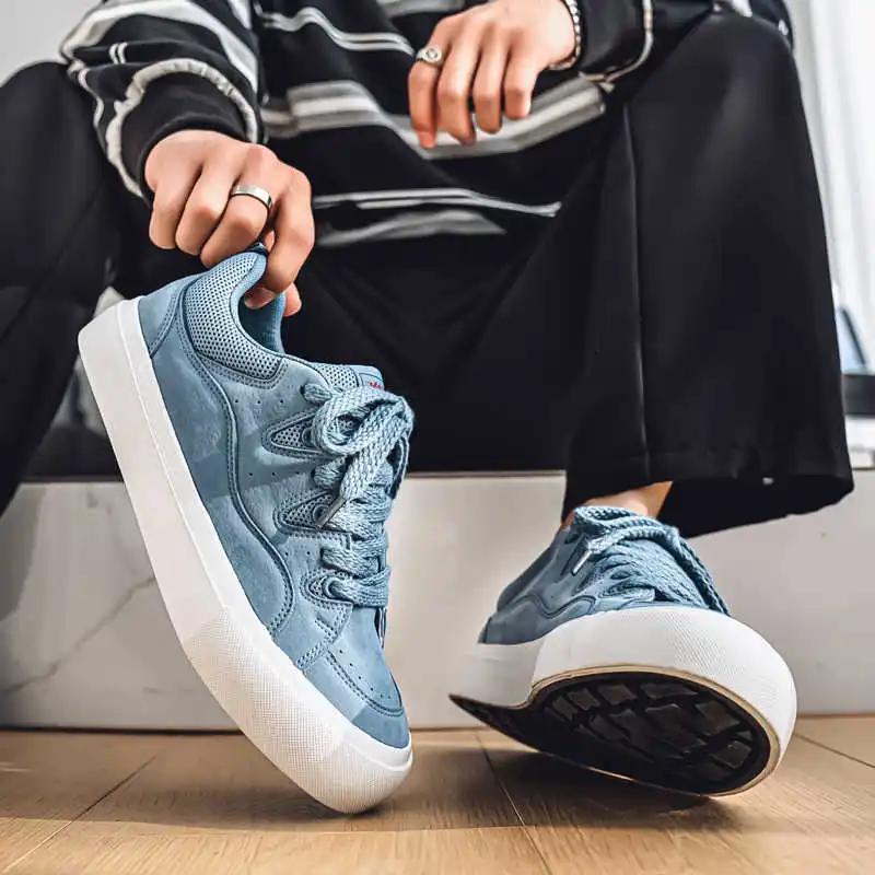 Legitimate Leather Camp Badminton Sneakers For Men Skateboarding Sports Tennis For Men Running Shoes 46 Man Models