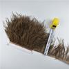 1Meters Ostrich Feathers On Tape Fringe Trim Ribbon 10-15Cm 4-6" Long White Feather Trims Decor For Clothes Flecos Decoration