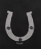 Dandel Dd Horseshoe Check Applique Tee (Black)