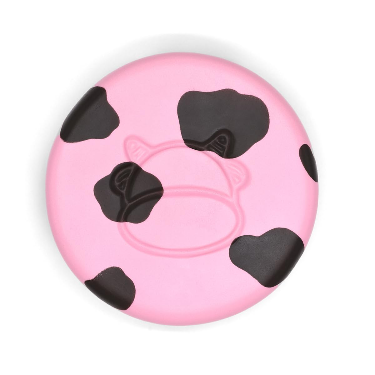 

Kiibru Milk Tablet Round Squeeze Decompression Stress Relief Toy Low-Rebound Toy, 12cm, Soft, Toy, (Pink) розовый