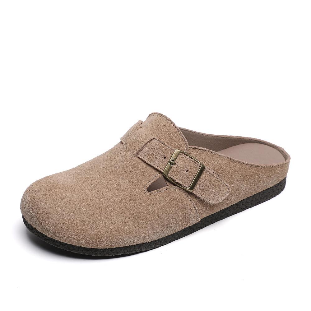 Hausschuhe Damen Tasche Kopfbedeckung Weichsohlige Freizeitschuhe Halbschlappen Flachsohlige Einschlupfschuhe Damenschuhe Schwangere Damenschuhe Übergrößen