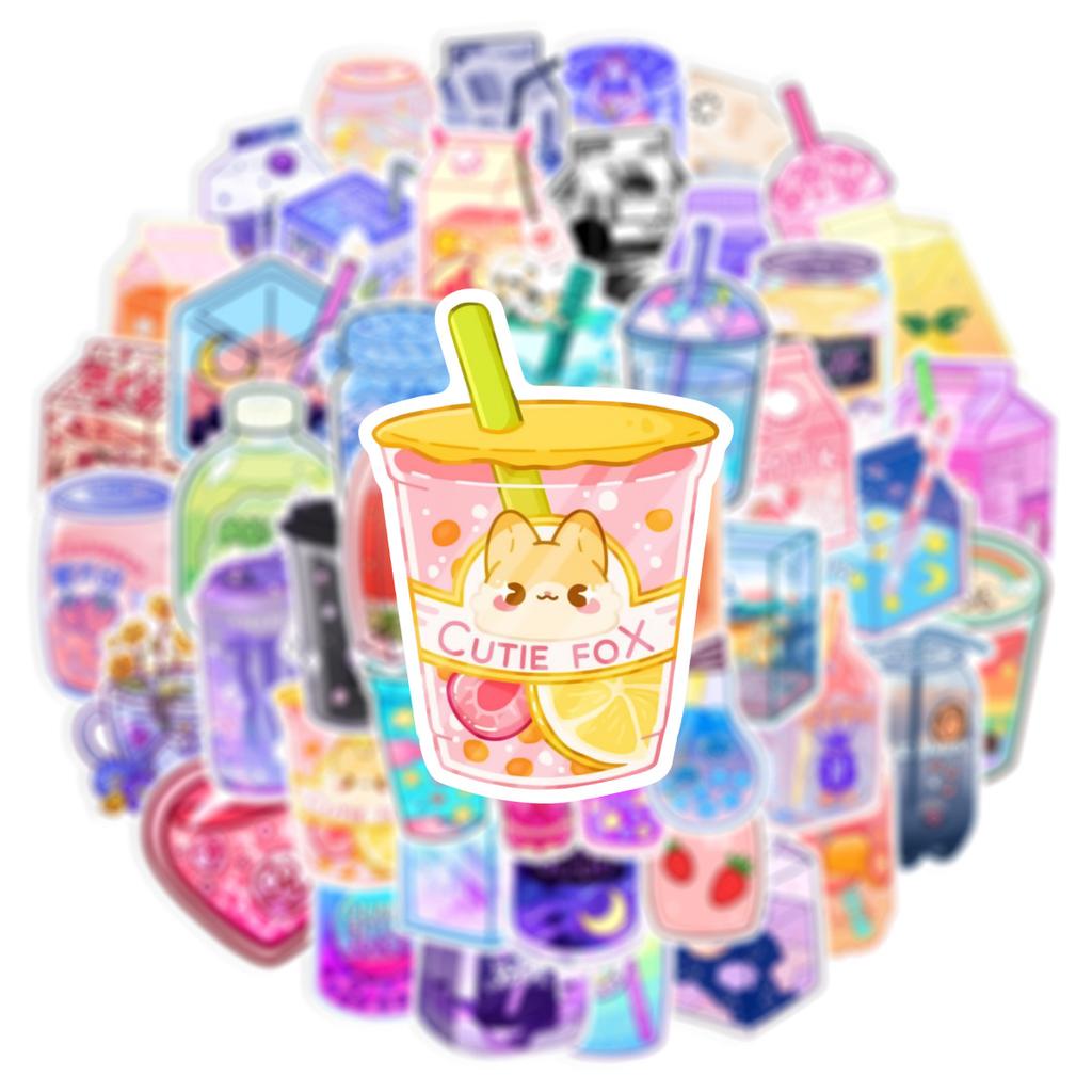 10/25/50 Stück Ins Style Niedliche Getränkebecher Graffiti Aufkleber für DIY Scrapbook Reise Gepäck Wasserflasche Gitarre Laptop Pad Handy