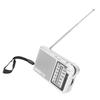Portable Radio FM AM 3.5mm Headphone Jack Portable Rechargeable Radio for Study Work Life
