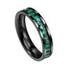 Zirconia Starry Sky Square Diamond Titanium Steel Women's Ring