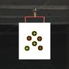 Self-Adhesive Fluorescent Green Shooting and Archery Target Stickers