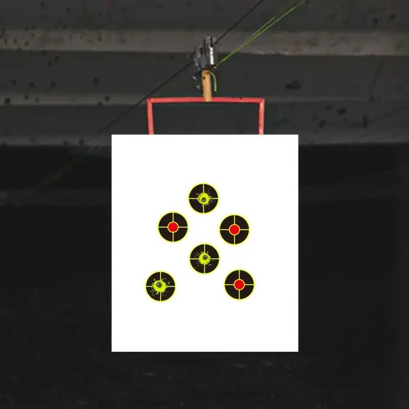 Self-Adhesive Fluorescent Green Shooting and Archery Target Stickers