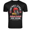 Retro Football League T-Shirt - American Football Sports Graphic