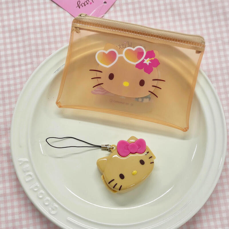 Sanrio Tanning Kitty PVC Mini Pouch