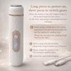 Electric foot grinder automatic exfoliator callus removal tool portable electronic foot pedicure one-button control for removing hard and cracked skin
