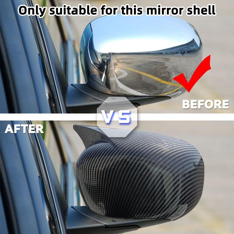 For Chrysler 300/300C Dodge Magnum/Challenger 2005- Car Rearview Mirror Side Cover Caps