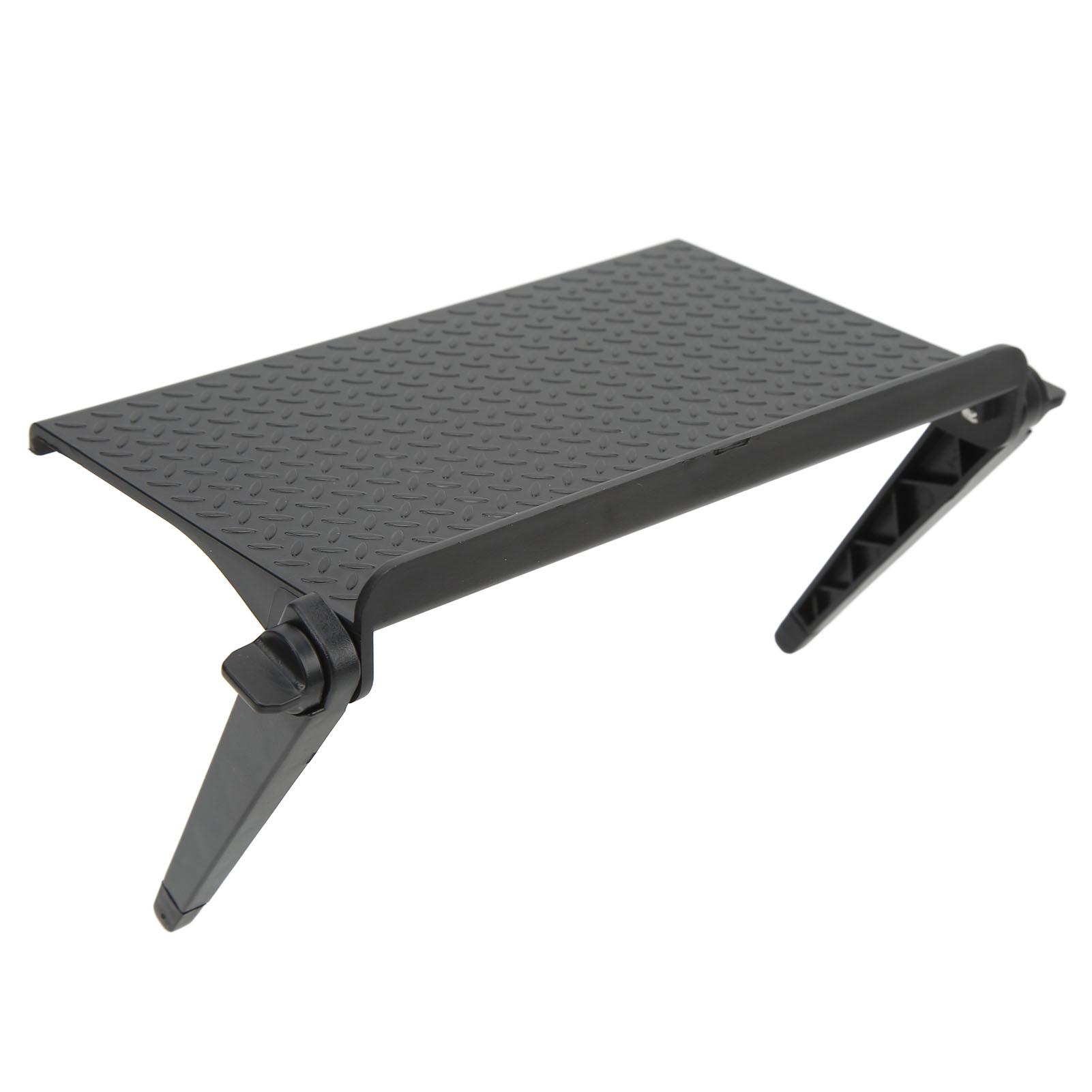 

ABS Monitor Rack Silicone Pads Scratch Proof Adjustable Legs Sturdy ABS Screen Storage Shelf for